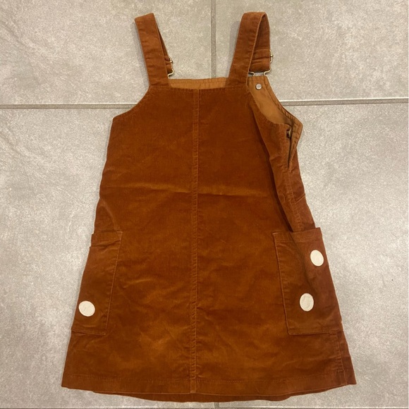 Adventure Wear by Copper Key Girl’s Corduroy Deer Dress Size 5 Brown Overall - Picture 4 of 10